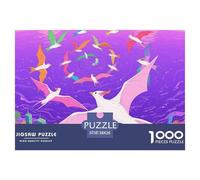 Dinosaurios Coloridos 1000 Piezas Puzzle animaleses para Toda La Familia Desafiante Multicolor Regalo Colección 38x26cm/1000pcs