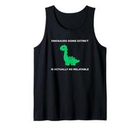 Dinosaurios Divertidos Que se extinguen es Tan identificable Camiseta sin Mangas