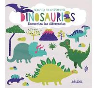 Dinosaurios: Encuentra las diferencias (PRIMEROS LECTORES - Hoja de cartón)