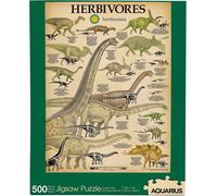 Dinosaurios - Herbívoros Smithsonian Rompecabezas De 500 Piezas 480mm X 350mm