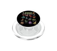 Dinosaurios Lindos Amantes de los Animales jurásicos del Mundo PopSockets PopGrip para MagSafe
