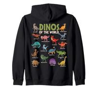 Dinosaurios Lindos Amantes de los Animales jurásicos del Mundo Sudadera con Capucha