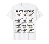 Dinosaurios más Grandes Especies de Dinosaurios Gigantes Paleontología Camiseta