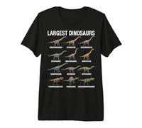 Dinosaurios más Grandes Especies de Dinosaurios Gigantes Paleontología Camiseta Premium