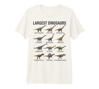 Dinosaurios más Grandes Especies de Dinosaurios Gigantes Paleontología Camiseta Premium