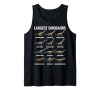Dinosaurios más Grandes Especies de Dinosaurios Gigantes Paleontología Camiseta sin Mangas