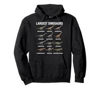 Dinosaurios más Grandes Especies de Dinosaurios Gigantes Paleontología Sudadera con Capucha