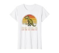 Dinosaurios no tenían café Gracioso Camiseta gráfica económica