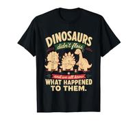 Dinosaurios no usaron Hilo Dental Humor Divertido higiene Dental Camiseta gráfica económica