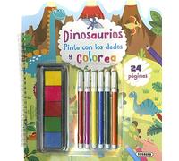 Dinosaurios (Pinta con los dedos)