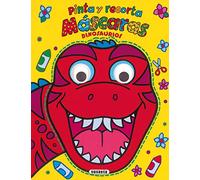 Dinosaurios pinta y recorta máscaras