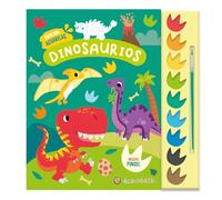 Dinosaurios ("Pinto con acuarelas") 9 acuarelas+1 pincel