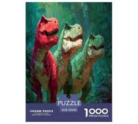 Dinosaurios Puzzles Imposible,desafío for Adults Animales Entretenimiento Creativo 1000 Piezas Obra De Arte De Juego De para Adultos Y Niños A Partir De 12 Años 70x50cm/1000pcs