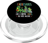 Dinosaurios Teachersaurus como Un Maestro Normal Más Impresionante PopSockets PopGrip para MagSafe