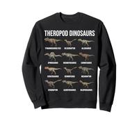 Dinosaurios Terópodos Especies Carnívoras Paleontología Sudadera