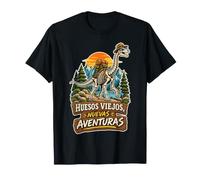 Dinosaurios Vintage Huesos Viejos Nuevas Aventuras Camiseta