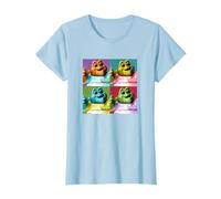 Dinosaurs Baby Sinclair Colorful Vintage Big Chest Panels Camiseta
