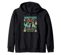 Dinosaurs Didn’t Learn Science Funny Stem T-Rex Sudadera con Capucha
