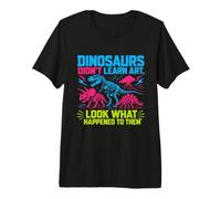 Dinosaurs Didn'T Learn Art Funny Drawing Teacher Camiseta Premium