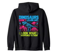 Dinosaurs Didn'T Learn Art Funny Drawing Teacher Sudadera con Capucha