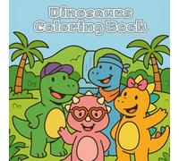 Dinosaurs For Painting: Coloring Book for Kids: Simple and easy, with dinosaurs characters, Easy Coloring