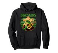 Dinosaurs Not The Mama! Baby & Earl Sinclair Big Retro Logo Sudadera con Capucha