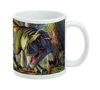 Dinosaurs The Great Comeback - Taza de café de cerámica, tazas de regalo novedosas para café, té y bebidas calientes, 325 ml, color blanco
