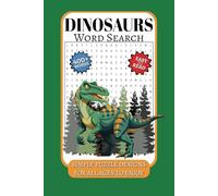 DINOSAURS Word Search Book: Word Searches with Easy to Read Print about Dinosaurs and more | 6x9 inches, 110 pages | 400+ Words ... Simple design for all ages.
