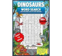 Dinosaurs Word Search: For Children, Adults and Seniors (VfazBooks Word Search Collection)