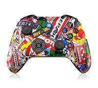 Dinosoo Street Fire - Gamepad de repuesto para Xbox One, Xbox Series X|S, controlador inalámbrico con macro y doble vibración, conector de audio integrado