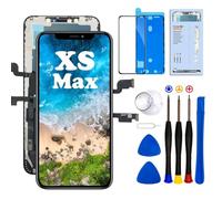 Dinow Pantalla LCD para iPhone XS MAX Reemplazo 6.5",3D Touch Pantalla LCD digitalizador Conjunto Completo + Herramientas de reparación + Protector de Pantalla