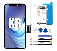 Dinow - Pantalla para iPhone XR LCD de 6,1" para iPhone XR LCD de repuesto con kit de reparación, compatible con A2105, A1984, A2107, A2108, A2106 (Face ID, 3D Touch)