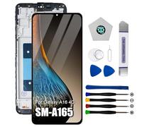 Dinow - Pantalla para Samsung Galaxy A16 4G, pantalla de repuesto para Samsung A16 LCD Touch SM-A165F, SM-A165F/DS, SM-A165M, SM-A165M/DS, SM-A165F/DSB digitalizador con marco (con herramienta de