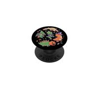 Dinoween! Divertidos Dinosaurios Lindos en Disfraz de Halloween EduEly PopSockets PopGrip Adhesivo