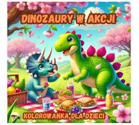 Dinozaury w Akcji: kolorowanka dla dzieci