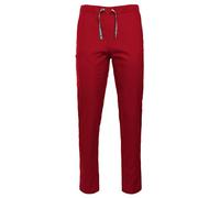 DINOZAVR Pantalones médicos Unisex Tony, Pantalones de Chef, Pantalones de Trabajo elásticos, Pantalones de enfermería con Spandex Rojo Vino XL
