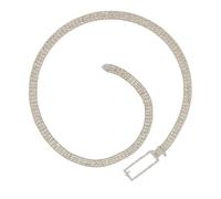 DINSOAVR Cinturón, cadena de cintura brillante, cinturón de cadena de diamantes de imitación, elegante cadena de cintura, cadena de falda, llamativo adorno de cintura