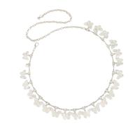 DINSOAVR Cinturón, cinturón de cadena de cintura dorado brillante, versátil cadena corporal para vestidos y jeans, trajes elegantes