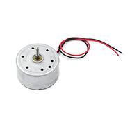 DINSOAVR Motor de potencia de 1,5 V 3 V 4,5 V 5 V 6 V CC RF-300 Motor solar para reparación de repalcement 2 pines 2 cables 2 mm de diámetro del eje