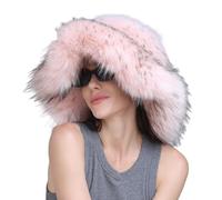 DINSOAVR Sombrero de pescador de felpa gruesa para actividades de invierno, sombrero de pescador cálido, sombrero de escalada de montaña, sombrero de trampa para clima frío