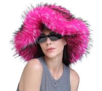 DINSOAVR Sombrero de pescador de felpa gruesa para actividades de invierno, sombrero de pescador cálido, sombrero de escalada de montaña, sombrero de trampa para clima frío