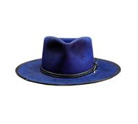DINSOAVR Sombrero elegante de fieltro de lana, sombrero de decoración de cinturón de moda, sombrero de viaje al aire libre, unisex, adecuado para varios entornos y géneros