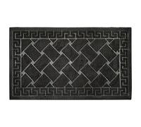 Dintex Felpudo, Poliuretano, Negro, 40 x 70 cm