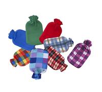 Dintex M263071 - Bolsa de agua caliente caucho forro polar 2 litros