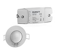 Dinuy DM.Tec.002 - Detector Techo empotrar 2 Canales 360 diámetro 6,6m