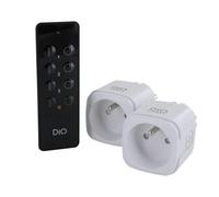 DiO Connect - 2 enchufes WiFi y 433MHz + mando a distancia