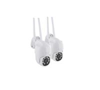 DIO Connected Home - Cámaras para Exteriores (Doble Banda, 4 MP, Cableada, giratoria)