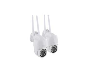 DIO Connected Home - Cámaras para Exteriores (Doble Banda, 4 MP, Cableada, giratoria)