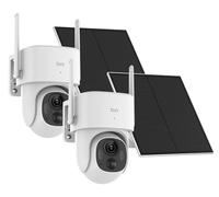 DIO Connected Home - Cámaras para Exteriores inalámbricas 4G giratorias con Panel Solar, Incluye Tarjeta SIM
