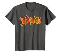 DIO - Gradient Logo Grey Camiseta, Niños, Asfalto, 12 años